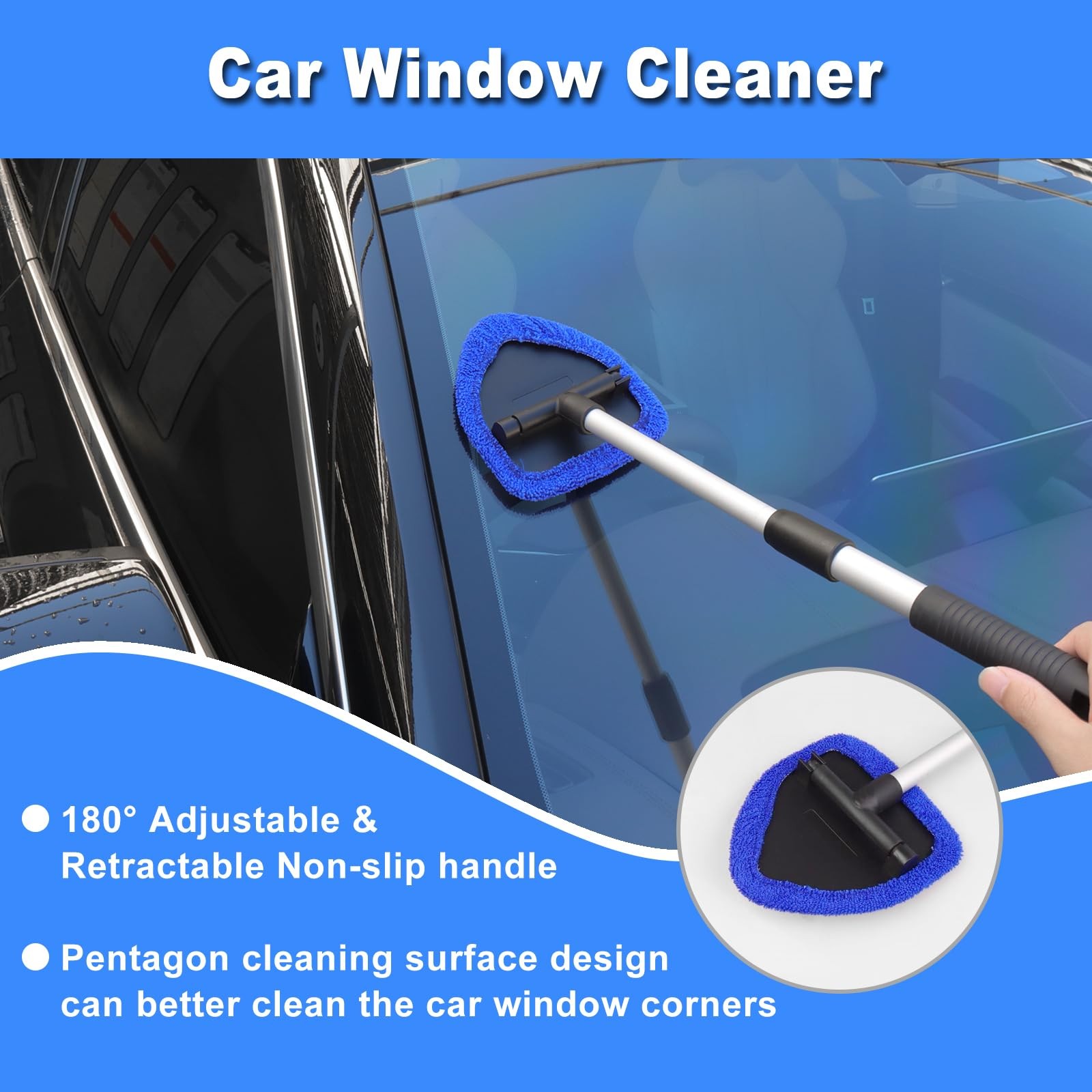 Nikcosmk 17Pcs Car Detailing Kit Interior Cleaner Car Interior Cleaning Kit