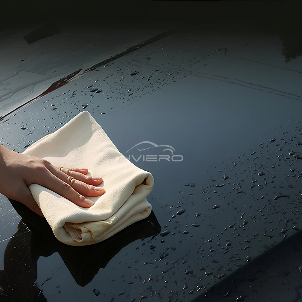 Car Cleaning Cloth Washing Absorbent Drying Shammy Towe Natural Chamois Leather