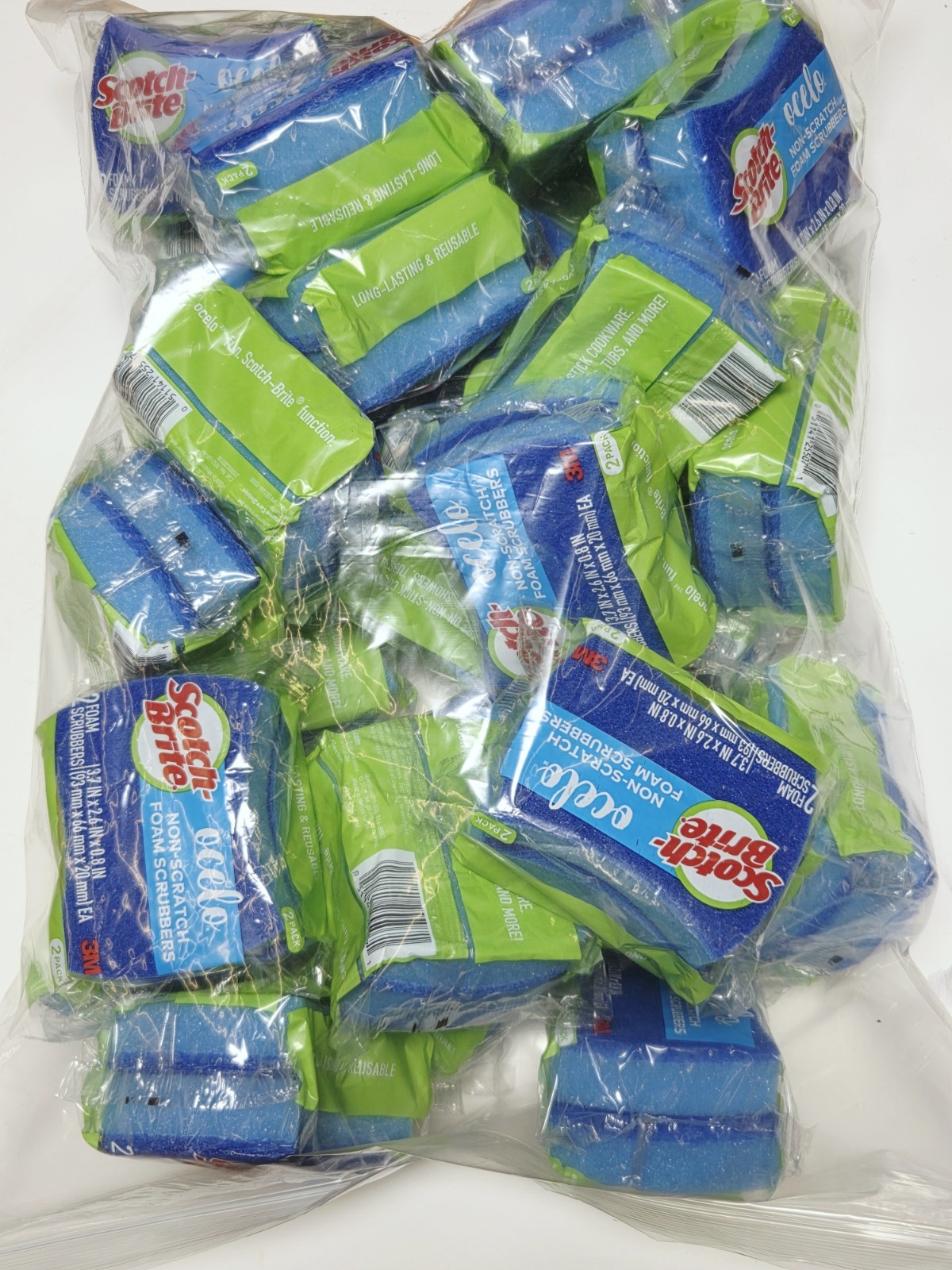 Scotch Brite Ocelo Non Scratch Foam Scrubbers 4pk