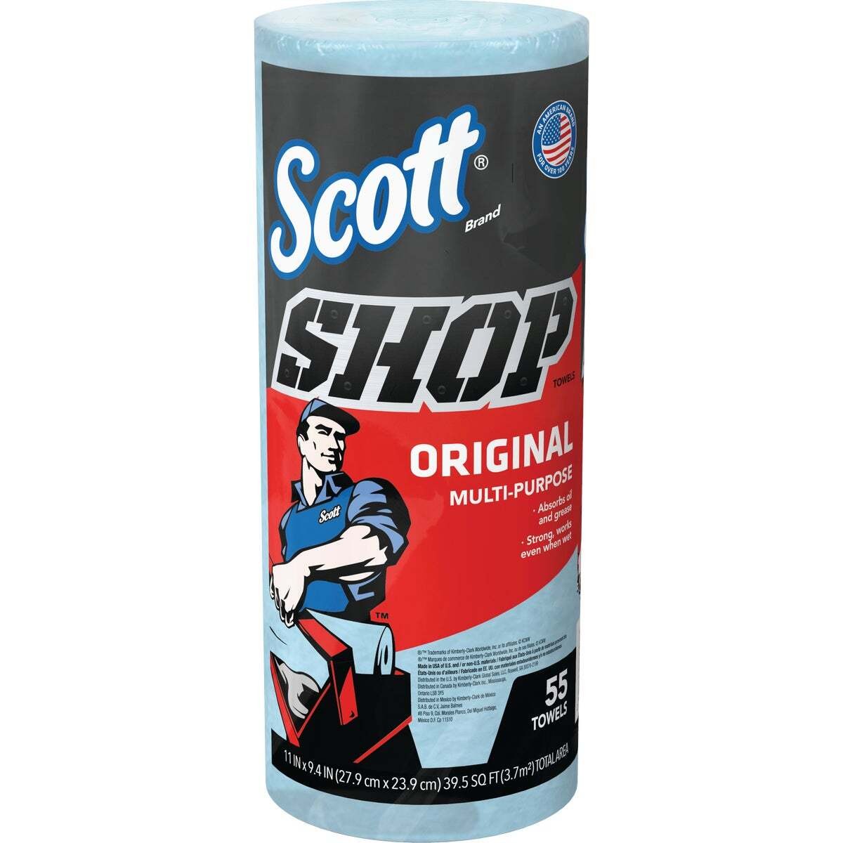 SCOTT 75130 Shop Towels Original Blue Shop Towels – pack of 30