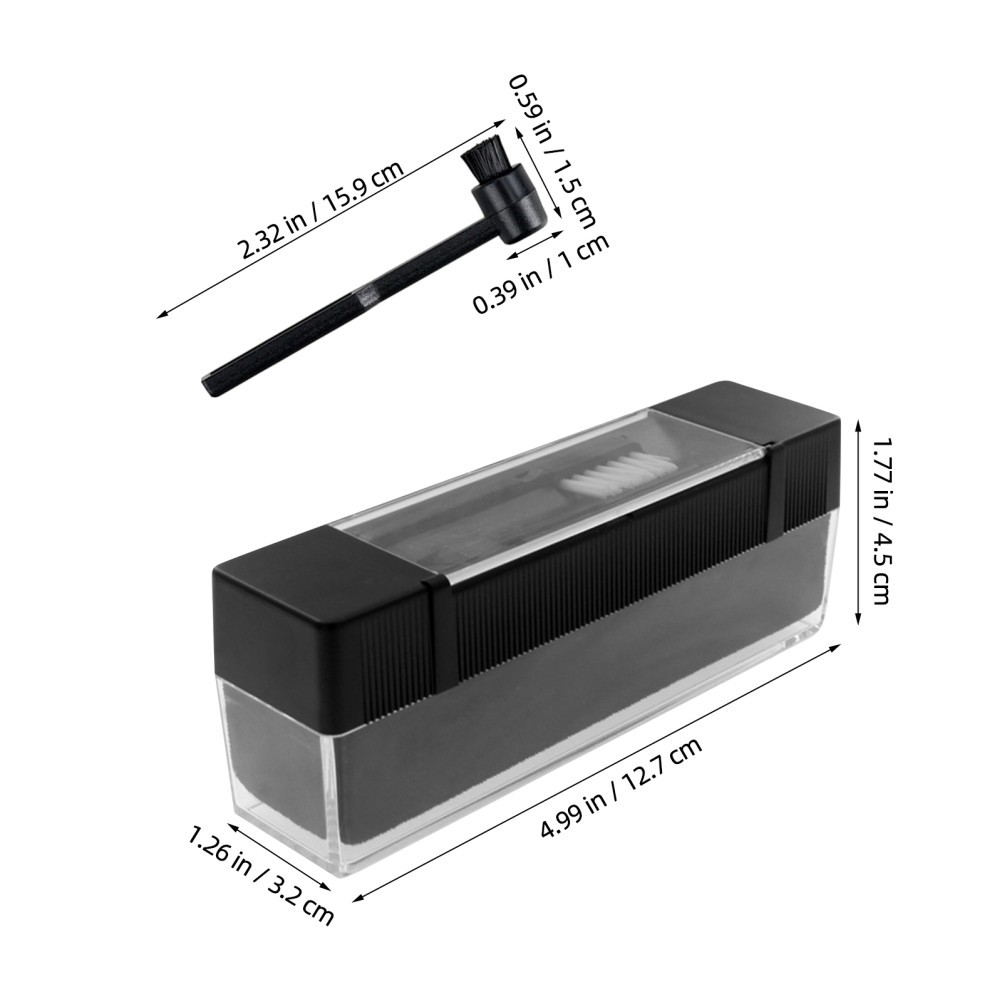 2 Sets Vinyl Record Player Cleaning Kit Brush Anti-static Dust Tools