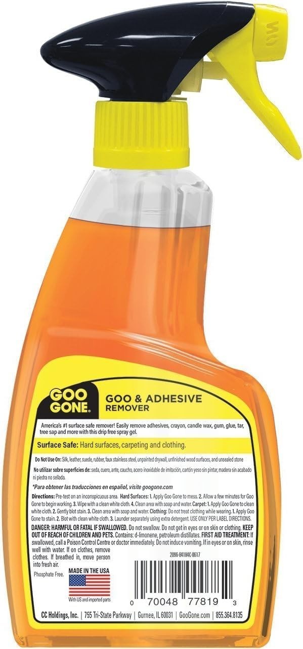 Goo Gone Automotive Adhesive Remover, & Grime Cleaner for Bumper 12 B0F1DXKFL OZ