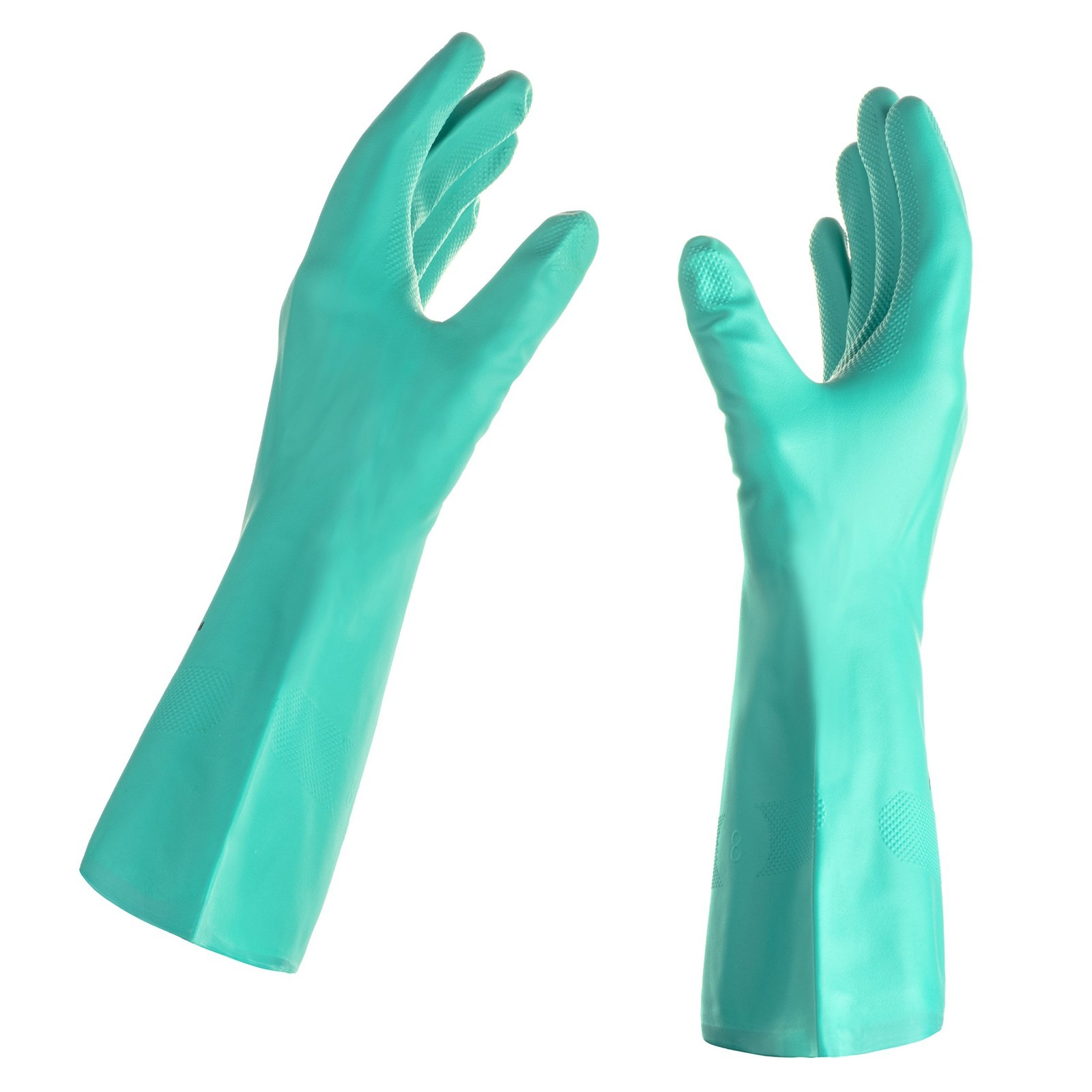 Tusko Nitrile Rubber Cleaning Gloves XL Reusable Latex Free Household 1 Pair