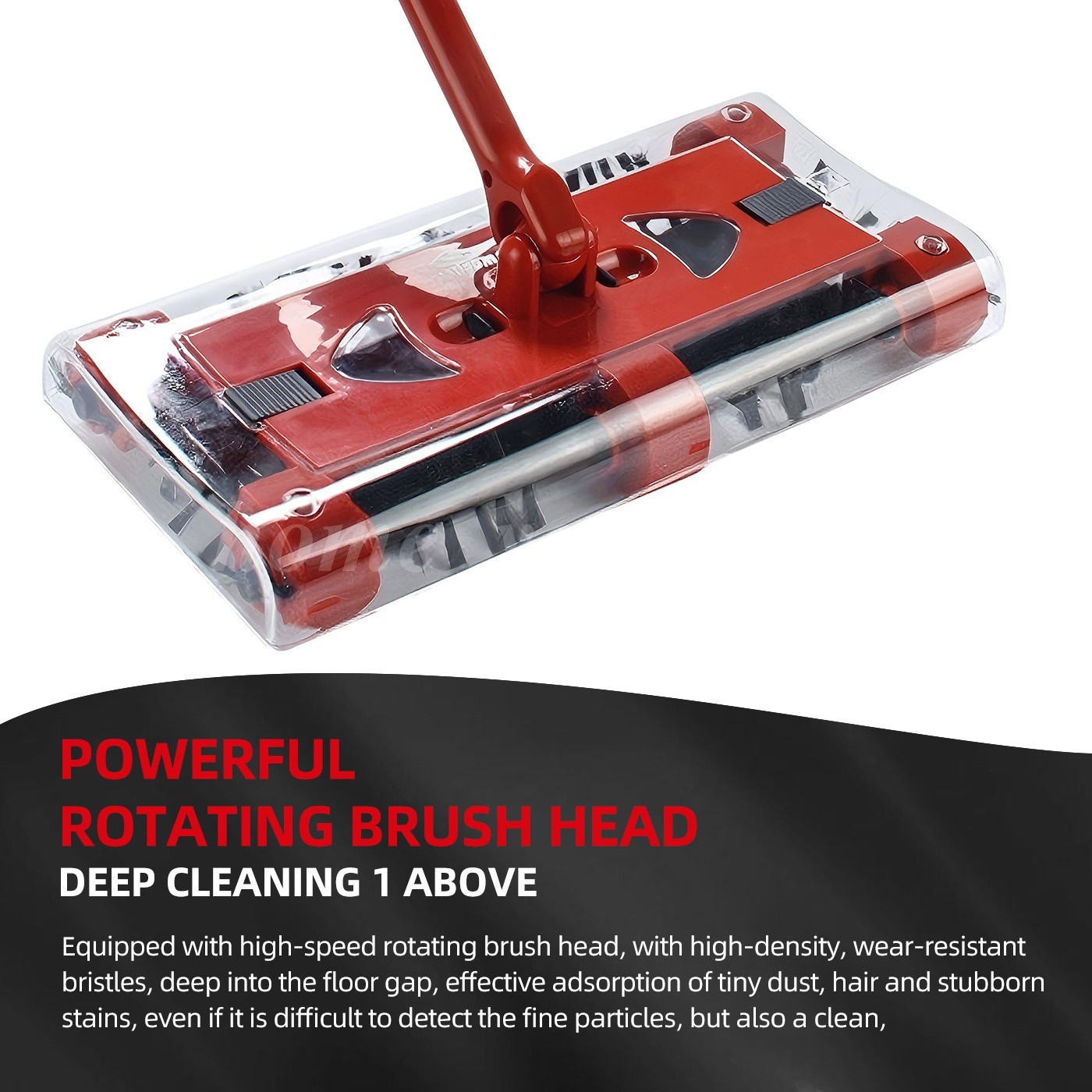 45″rechargeable floor and carpet sweeper Vacuum Cleaner Cordless floor sweeper