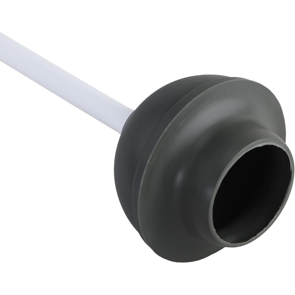 2 Pack Toilet Plunger Hideaway Caddy Bathroom Unclogger White