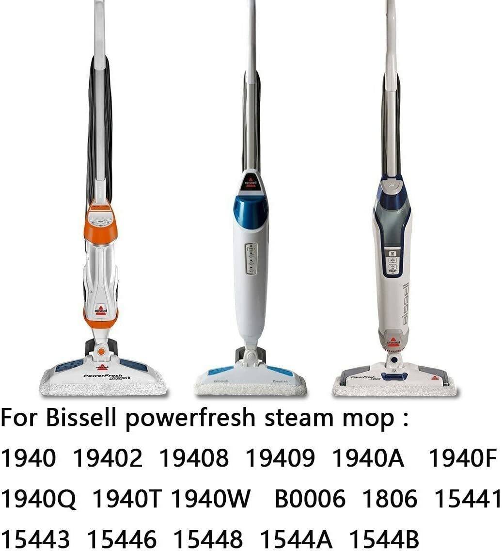 Steam Mop Pads for Bissell Powerfresh Steam Mop 1940 1806 1544 1440 2075A 2685A