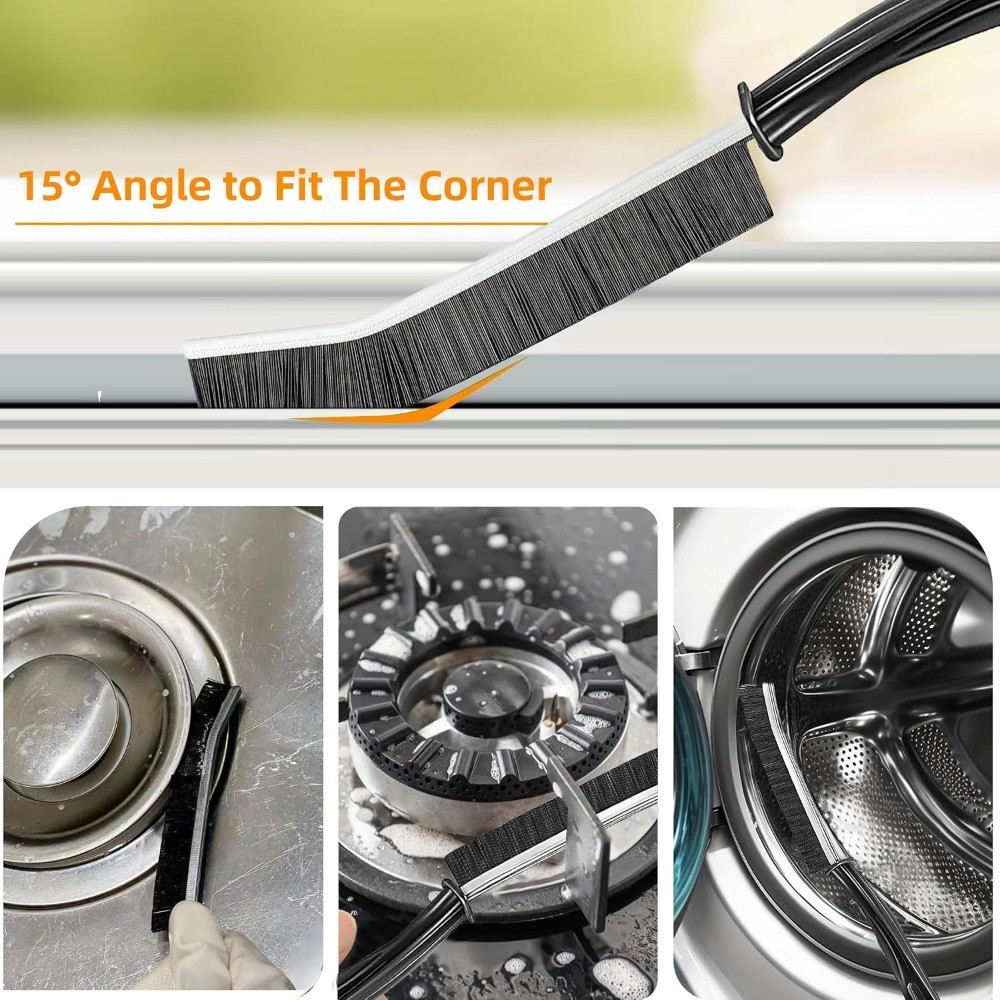 12Pcs Crevice Cleaning Brush Set, Hard Bristle Gap Cleaning Tools,