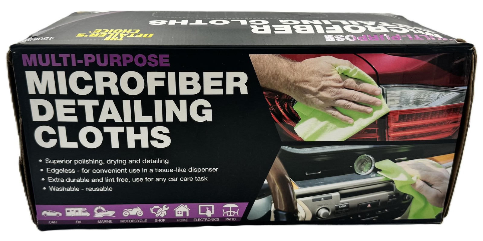 Detailer’s Choice Microfiber Detailing Cloths 50 Count Scratch Free Towels