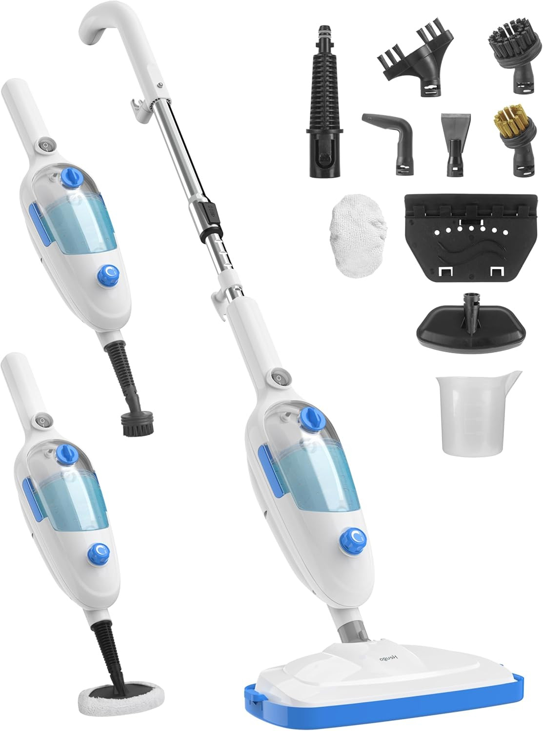Steam Mop for Floor Cleaning, 10In1 Multi Purpose Handheld Steamer Cleaner Detac