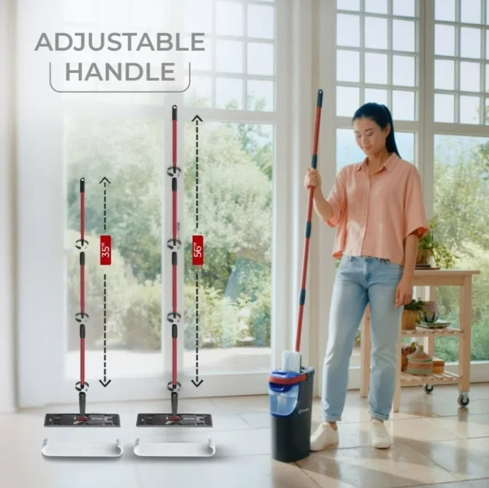 O-Cedar H2prO Microfiber Flat Mop System – New