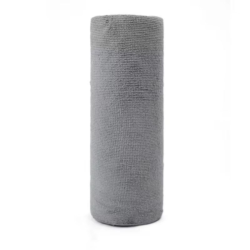 Microfiber Cleaning Cloth Roll 25x25cm Reusable Washable Lint Free 20 Sheets