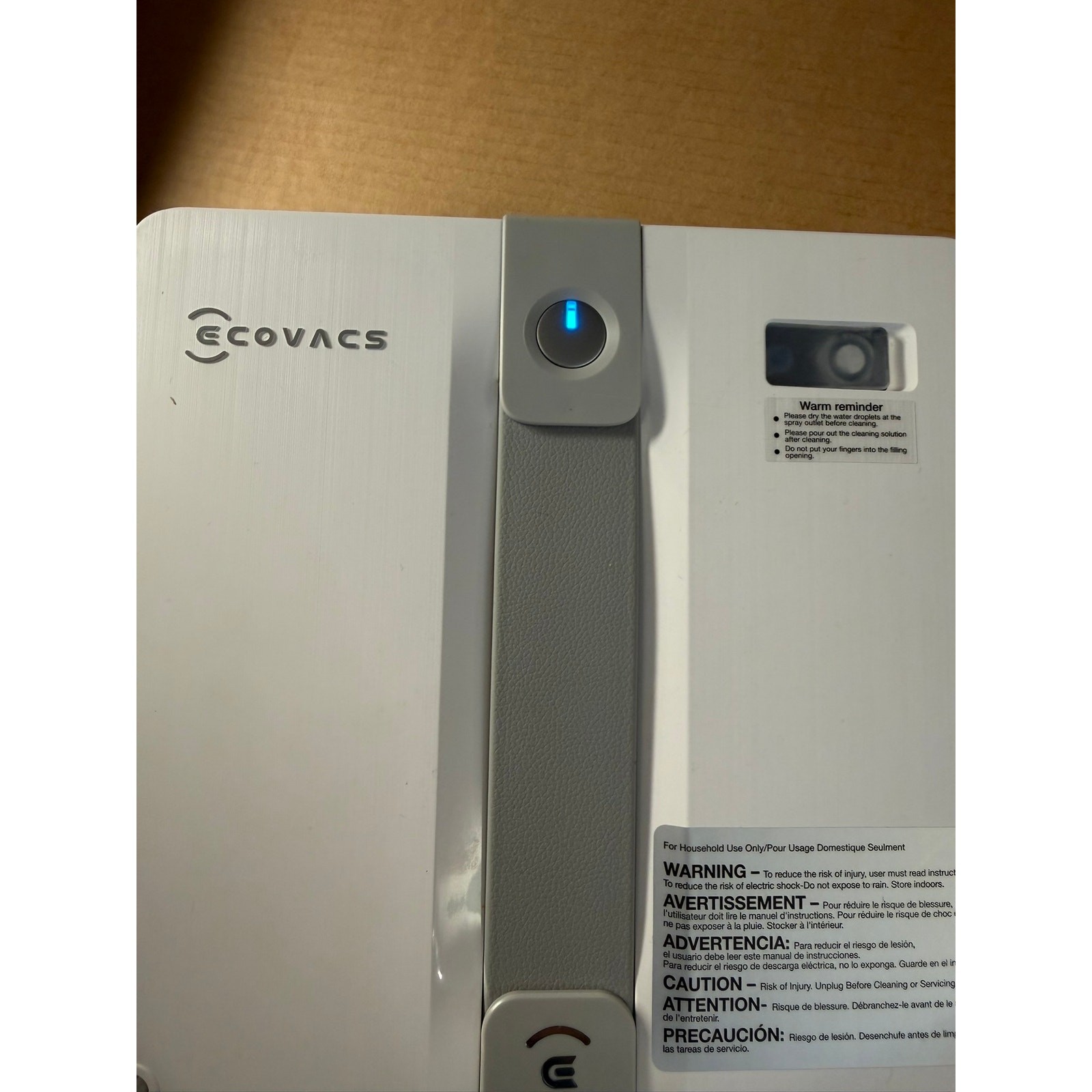 Ecovacs WINBOT Mini WG841-01 Robotic Window Cleaner Box Tested Open Original Box