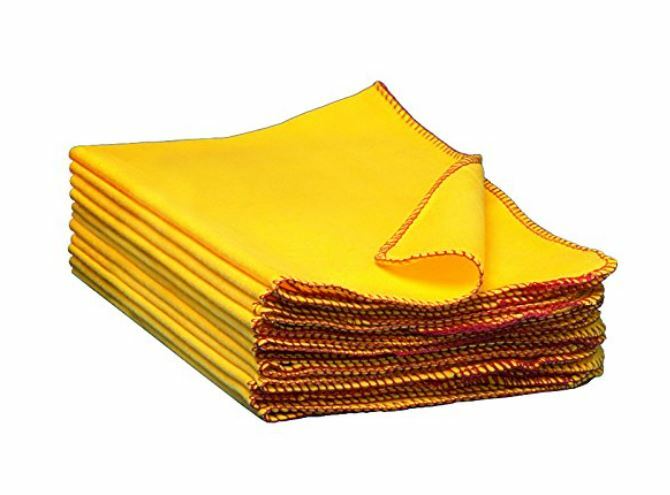 15″ x 24″ Flannel Dust Cloth, (Pack of 12) janitorial, cleaning, polishing cloth