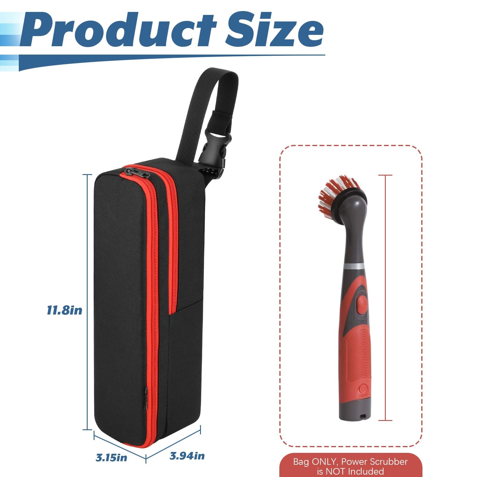Homakover Carrying Case Compatible with Rubbermaid Reveal Power Scrubber Ulti…