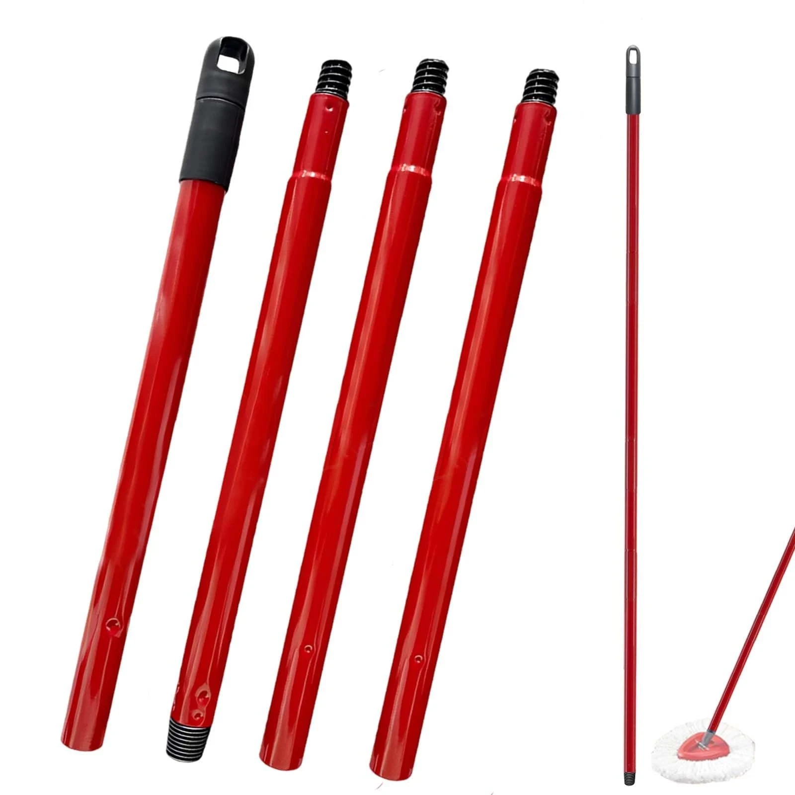 Mop Handle for Ocedar, Spin Mop Handle for O Cedar 4-Section 28.5-to-55inch M…