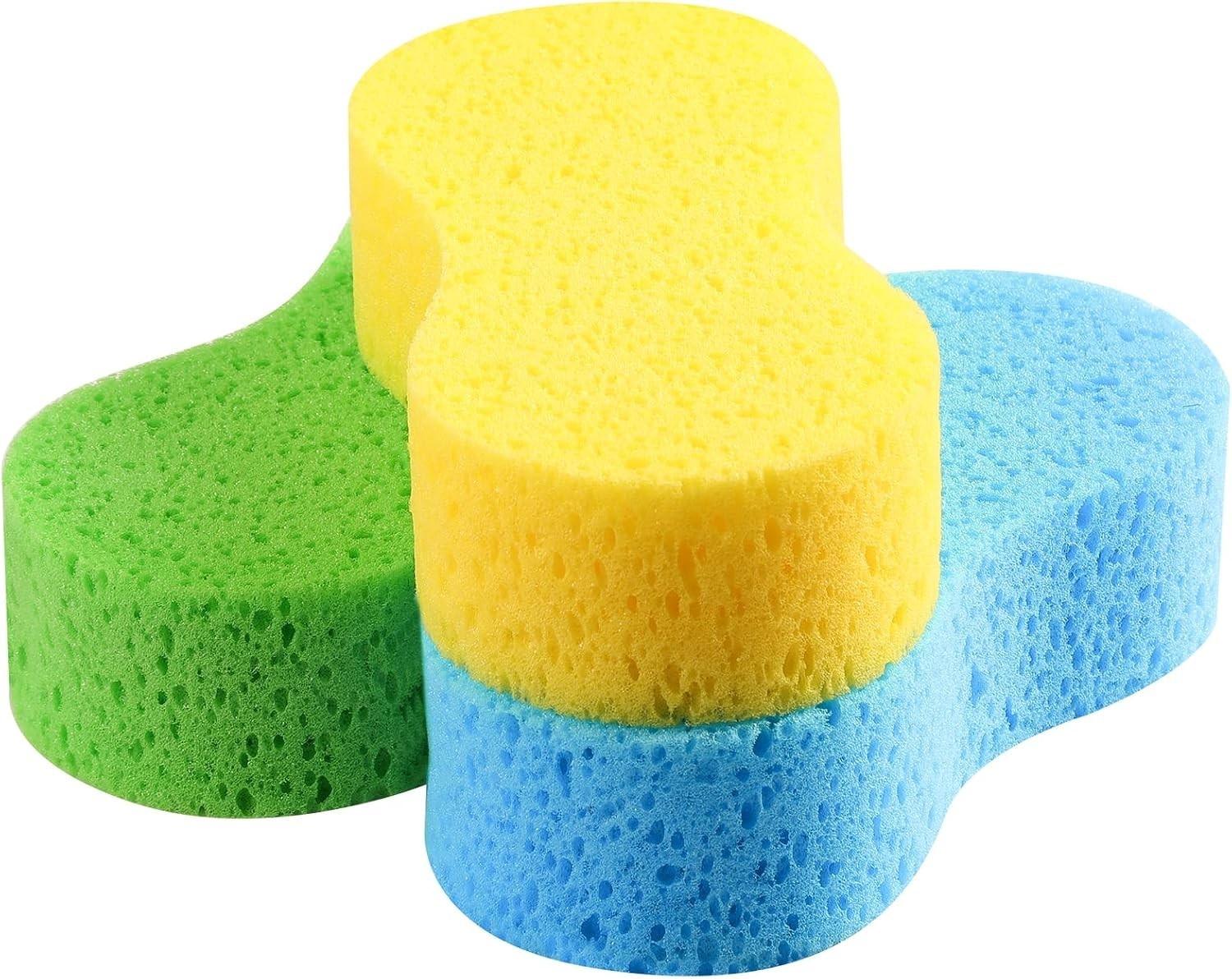 Car Wash Sponges, Large Multi-Purpose Foam Cleaning Sponges, 3-Pack | 9.1″ x …