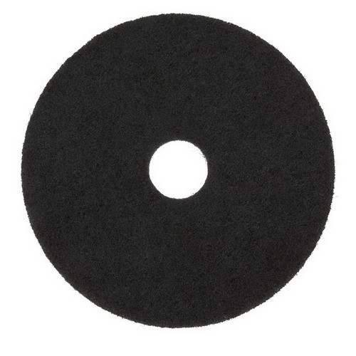 3M Scotch-Brite Floor Stripping Pad Black, 20″ Dia x 0.5″, Nylon | 5/Case