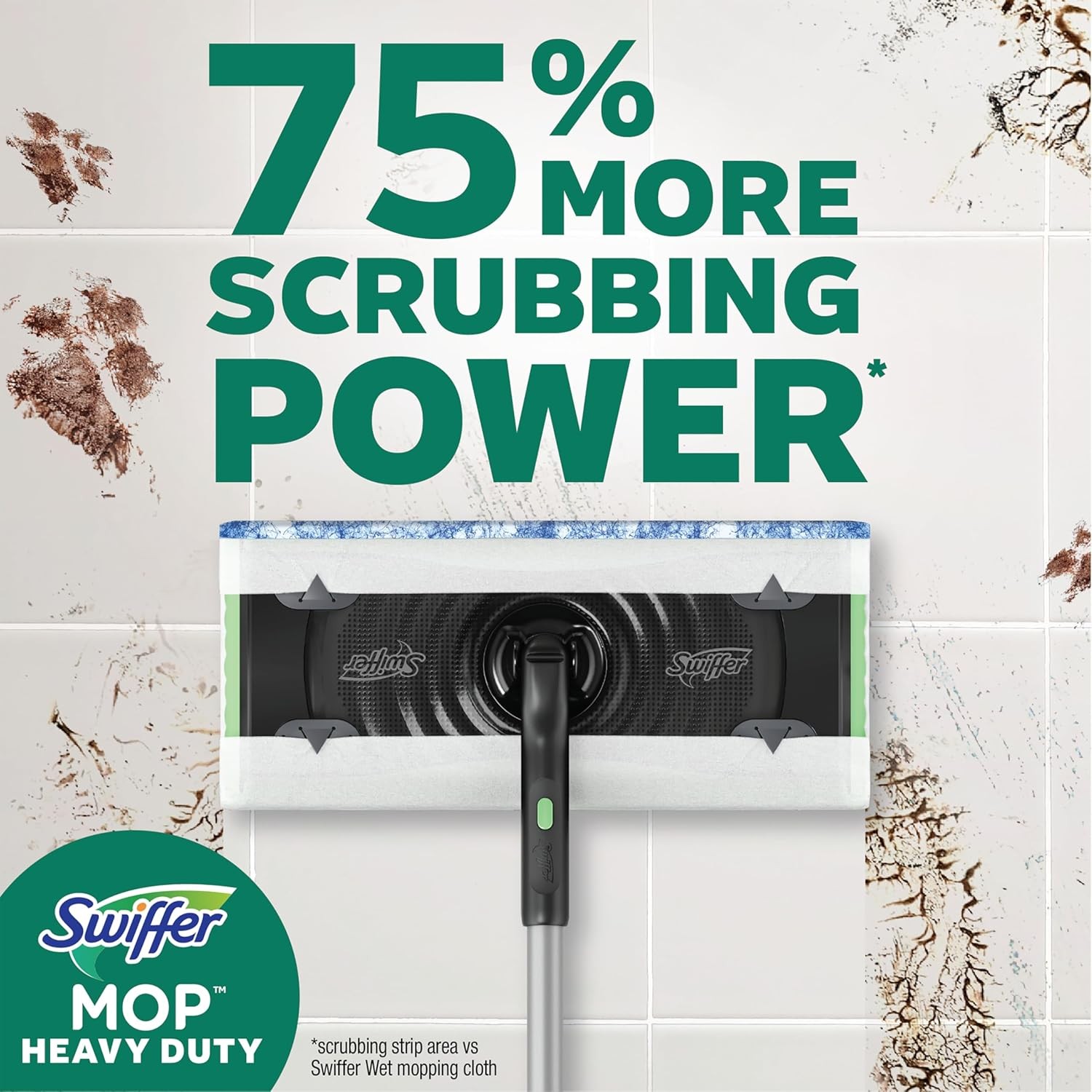 Swiff3r Sweep & Mop Deluxe 2-In-1 Floor Mopping and Sweeping Kit, Multi-Surface