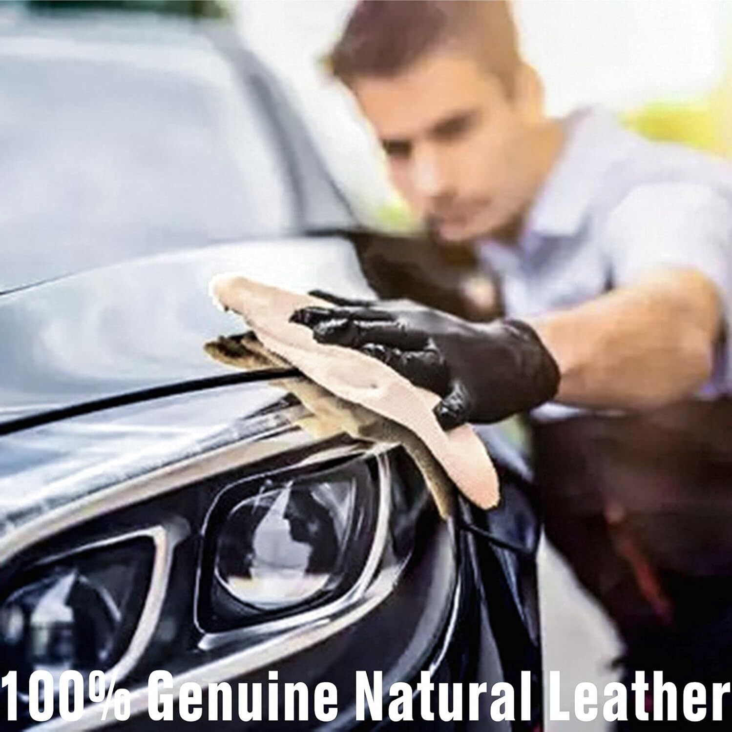 Chamois Cloth For Car – Drying Towel Shammy Towel Natural Real Leather Washing C