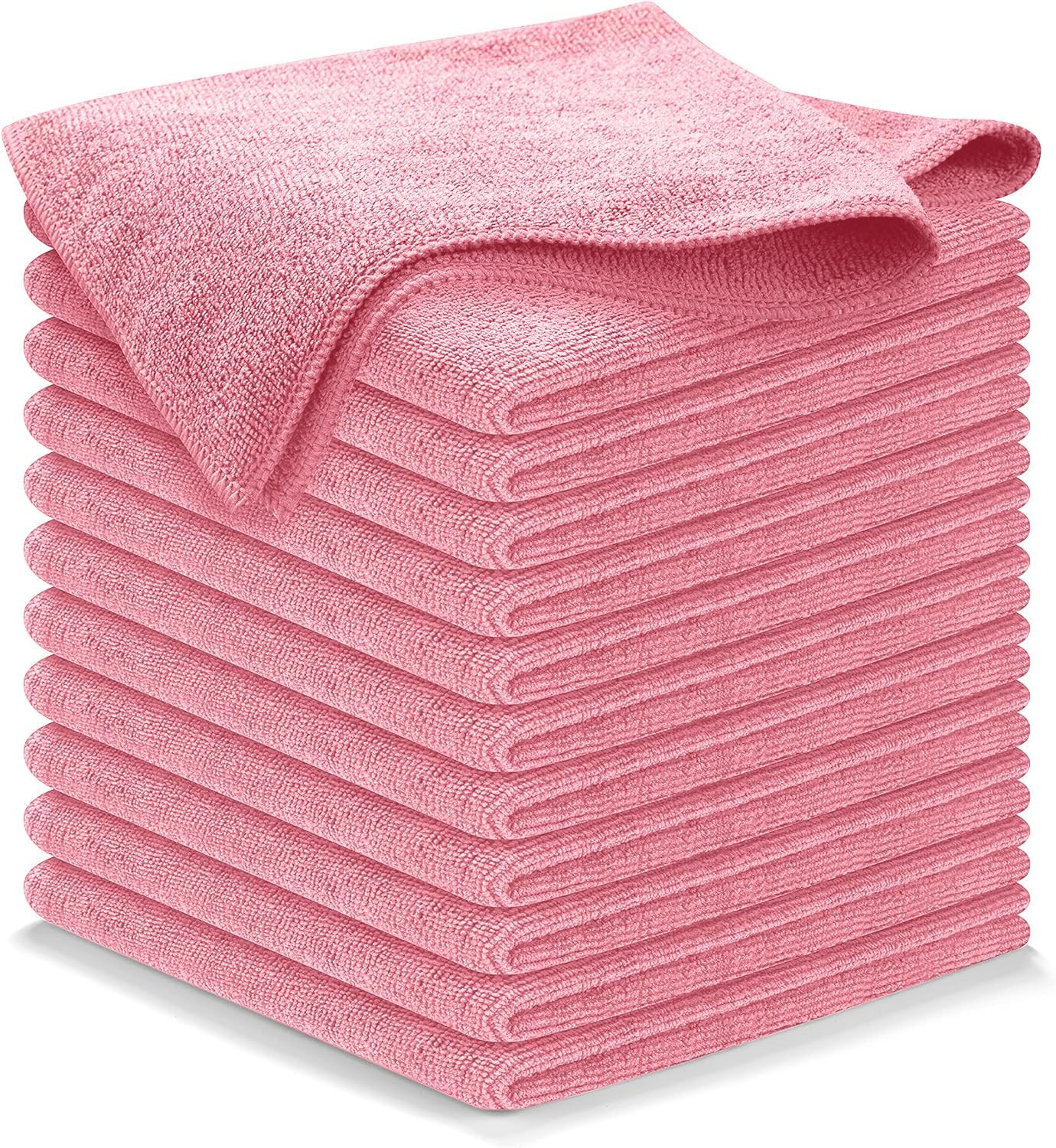 Microfiber Cleaning Cloth Grey – 12 Pcs (12.5″X12.5″) – High Performance – 1200