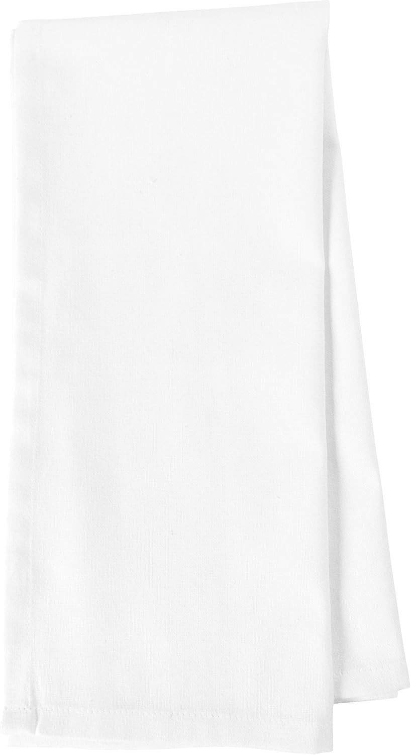 White Kitchen Towels, 10 Pack, 100% Cotton – 20 x 30, Soft and Functional