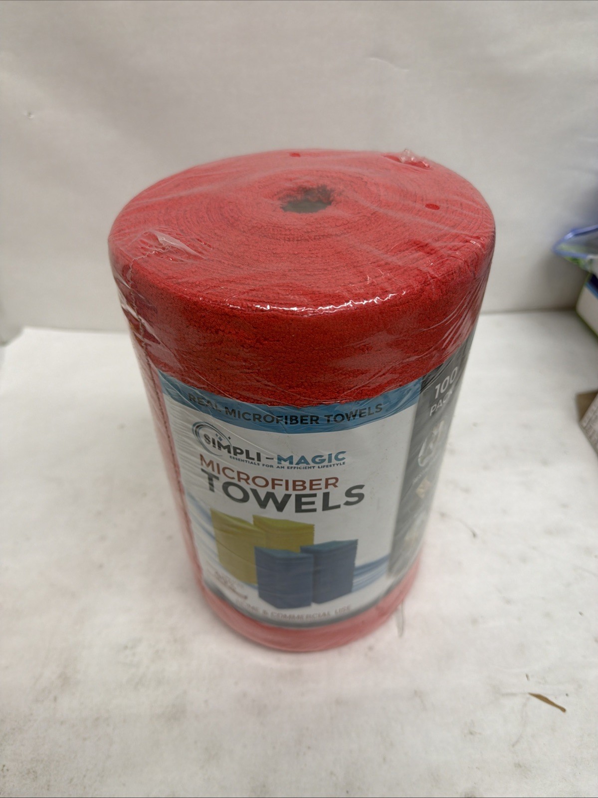 SIMPLI-MAGIC Microfiber Towels Microfiber Cleaning Cloth Value Roll 200 Pack