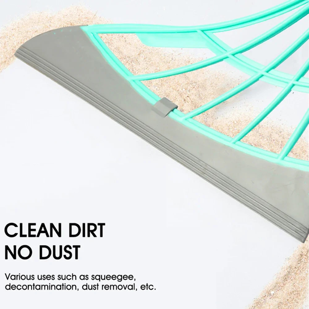 Silicone Magic Wiper Broom, Multi-purpose Floor Glass Bathroom Cleaning Tool