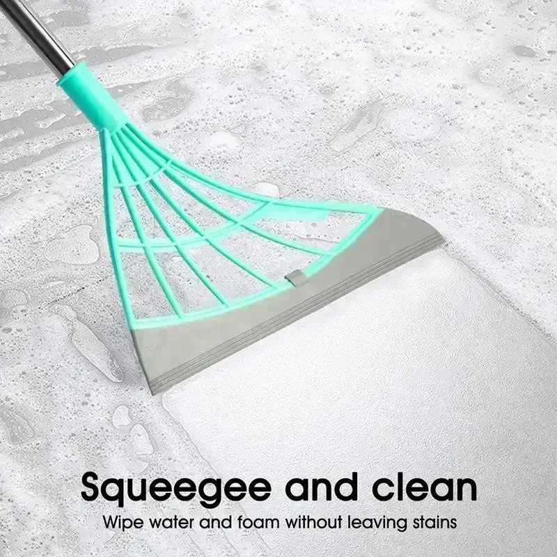 Silicone Magic Rubber Broom Mop Hand Dust Brooms Home Floor Cleaning Squeegee Wi