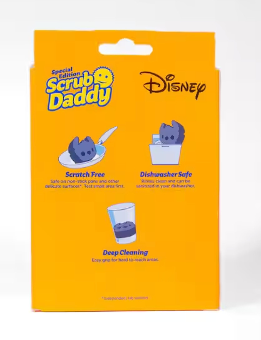 Scrub Daddy Disney Stitch Sponge Scrubber FlexTexture Non-Scratch 1 Count