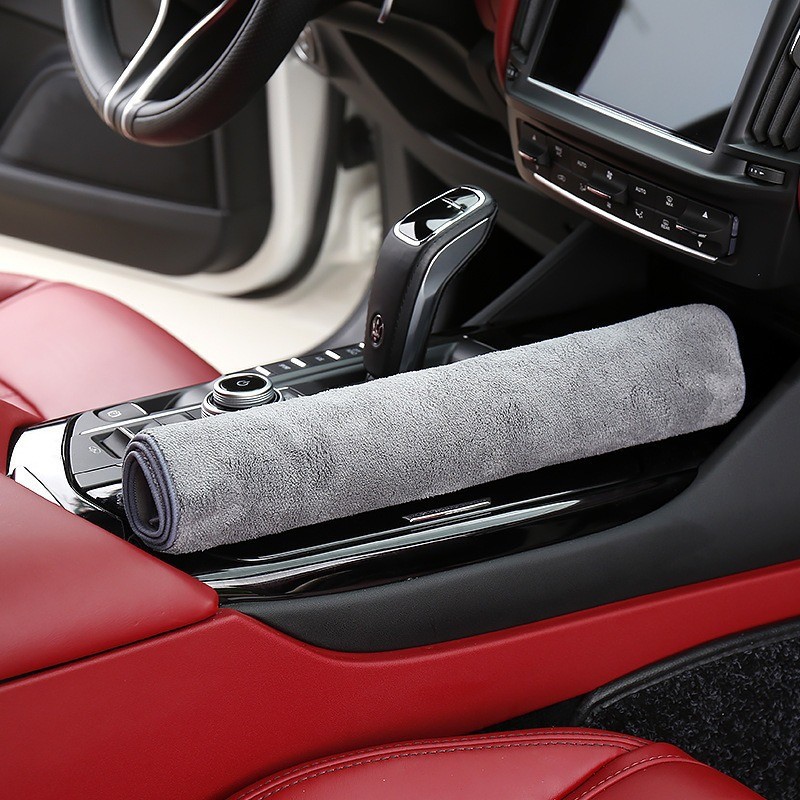 1P Cleaning Towel & Cloth Polishing Detailing Cloth Super Absorbent Coral Fleece
