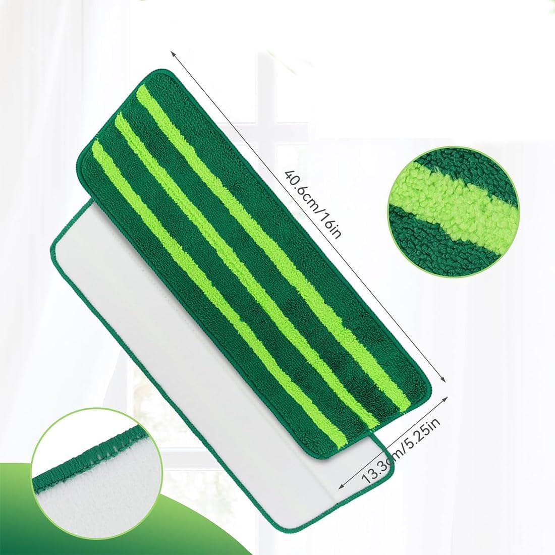 Mop Head Replacement for Libman Freedom Spray Mop – Washable Reusable Wet & Dry
