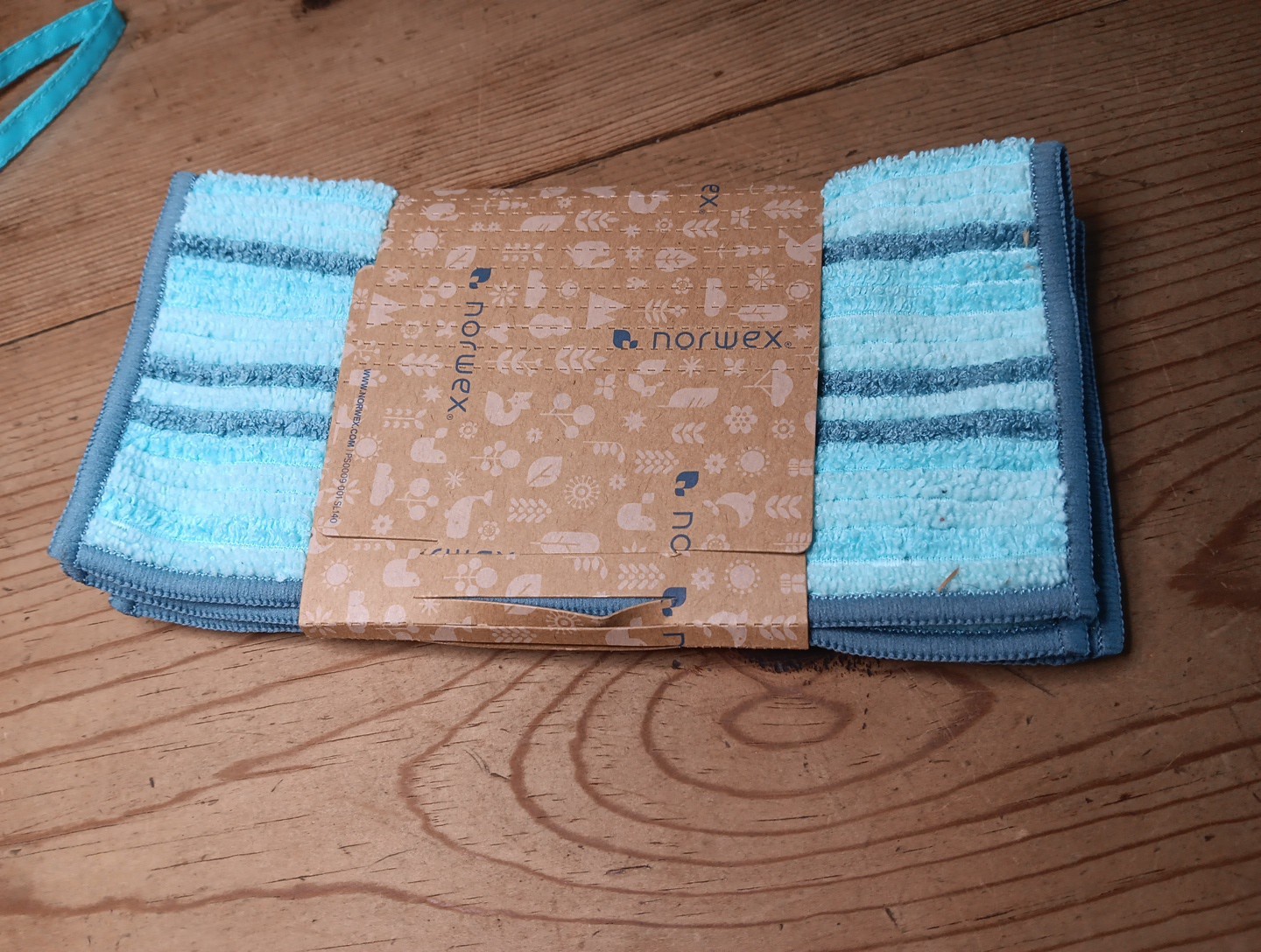 NORWEX Grab-N-Go Wristlet Travel Set Pouch 3 Pack Stripe Cloth Wipes Diaper Bag