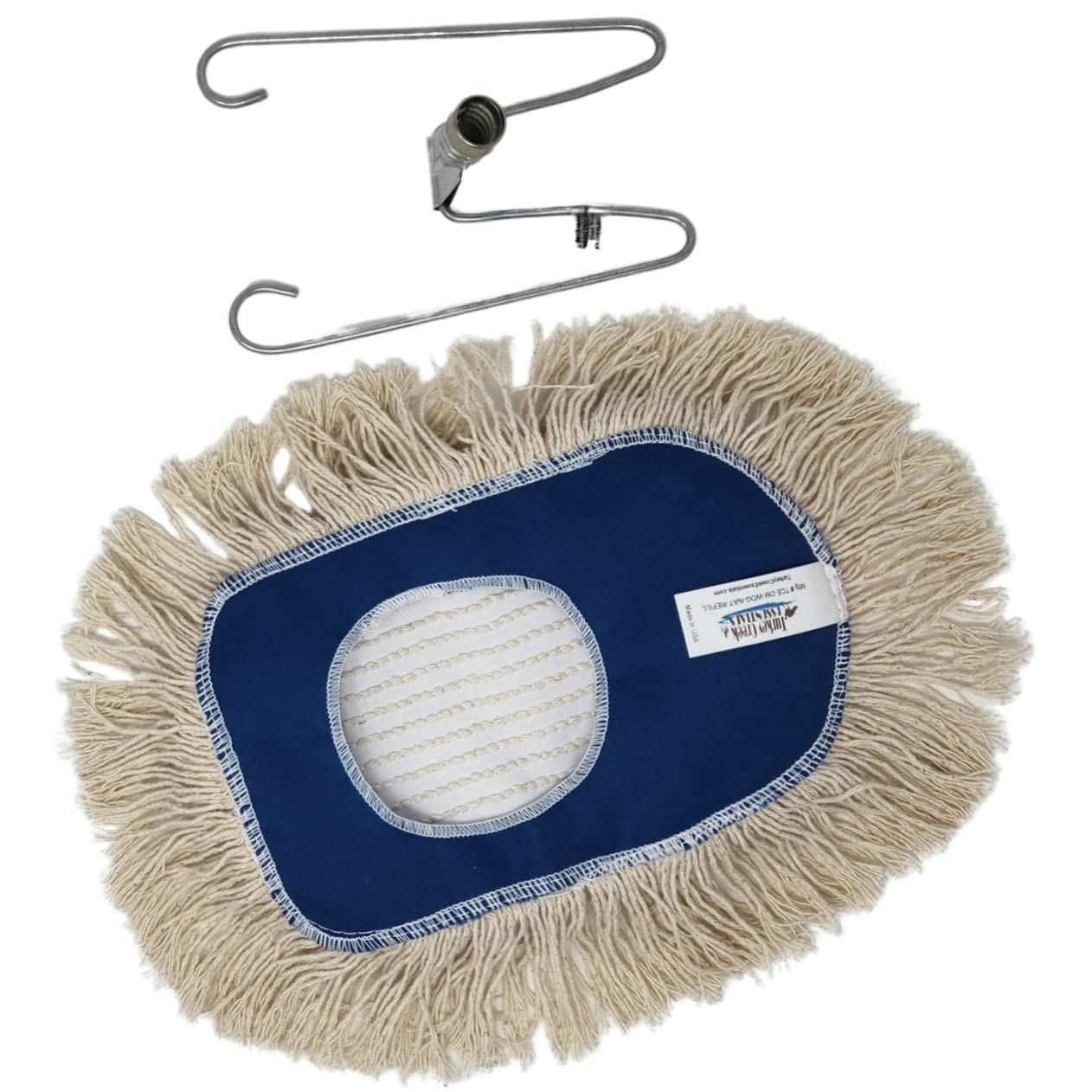 Turkey Creek Essentials 10 Inch x 6.5 Wedge Dust Mop Natural / Blue
