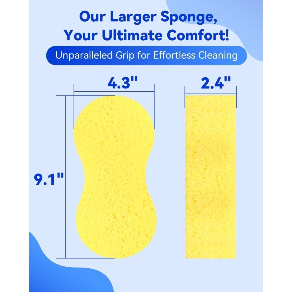 Car Wash Sponge Large Cleaning Sponge All Purpose Scrubber Sponge Easy Grip