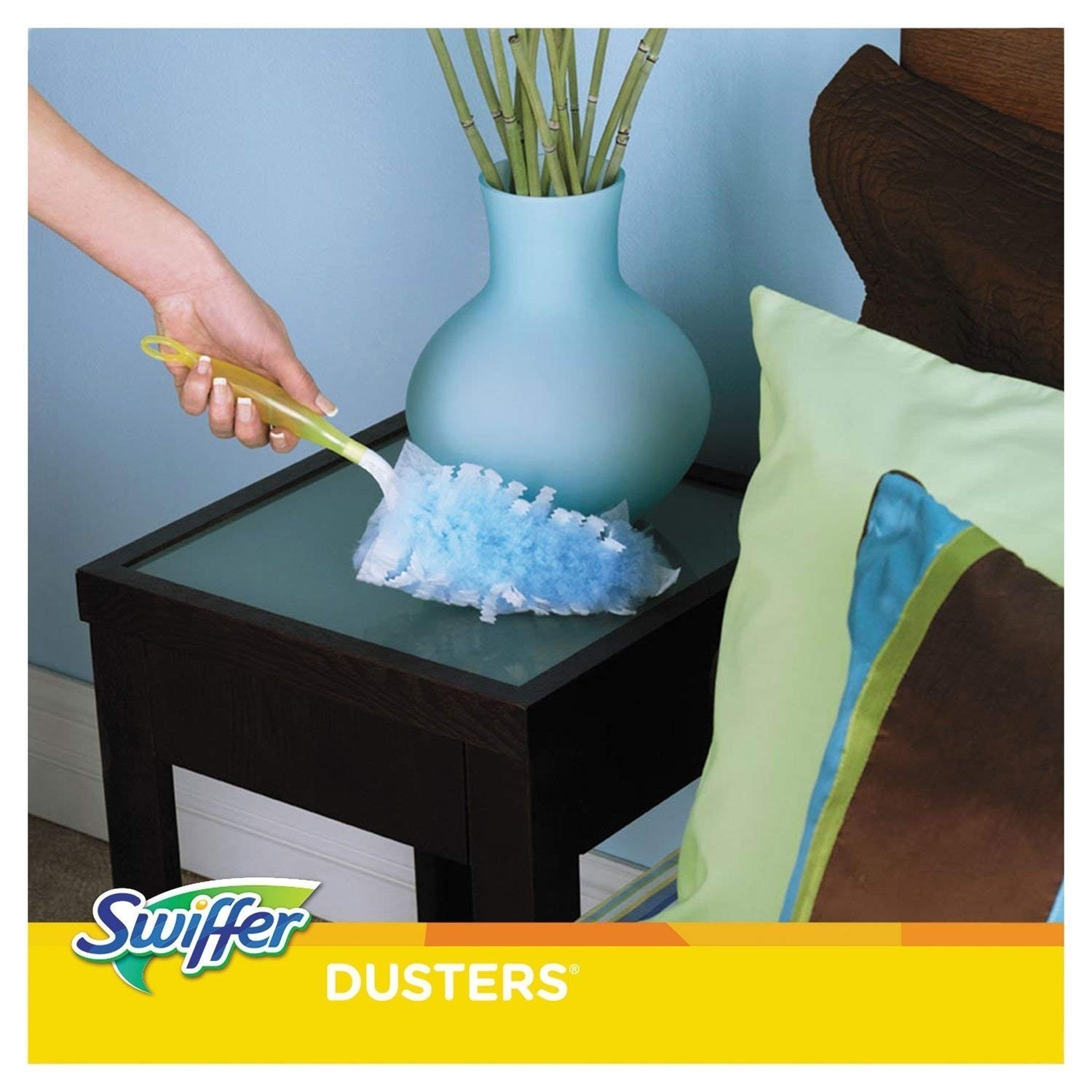 Swiffer 21459CT Refill Dusters, Dust Lock Fiber, 10 Count (Pack of 4), Blue