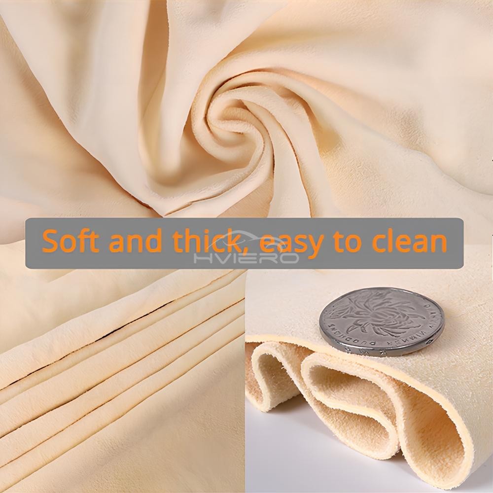 40x70cm Genuine Leather Chamois Cloth Car Auto Motorcycle Cleaning Dry Towel Pro