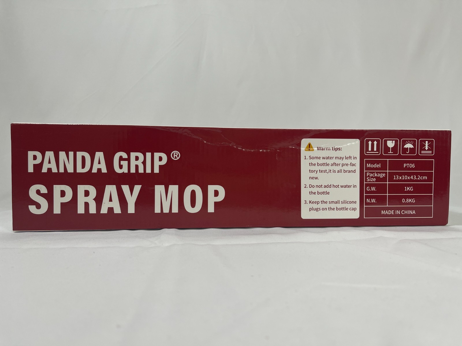 PANDA GRIP Wet Spray Mop Microfiber Refillable Bottle for Hardwood Floor Tile