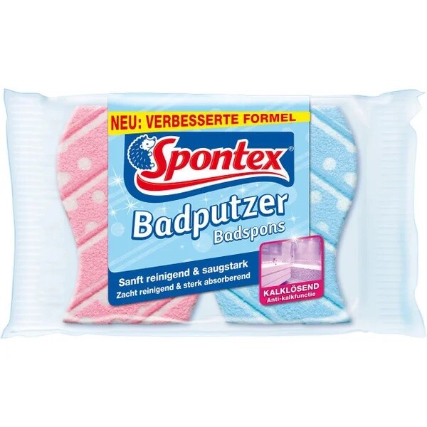 Spontex Bathroom Sponges -Set of 2 -Made in Germany FREE SHIPPING