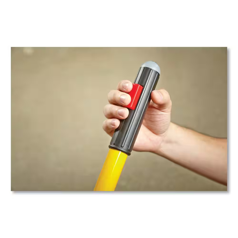 17 In. W Pulse Microfiber Spray Mop System, 52 In. Yellow Plastic Handle