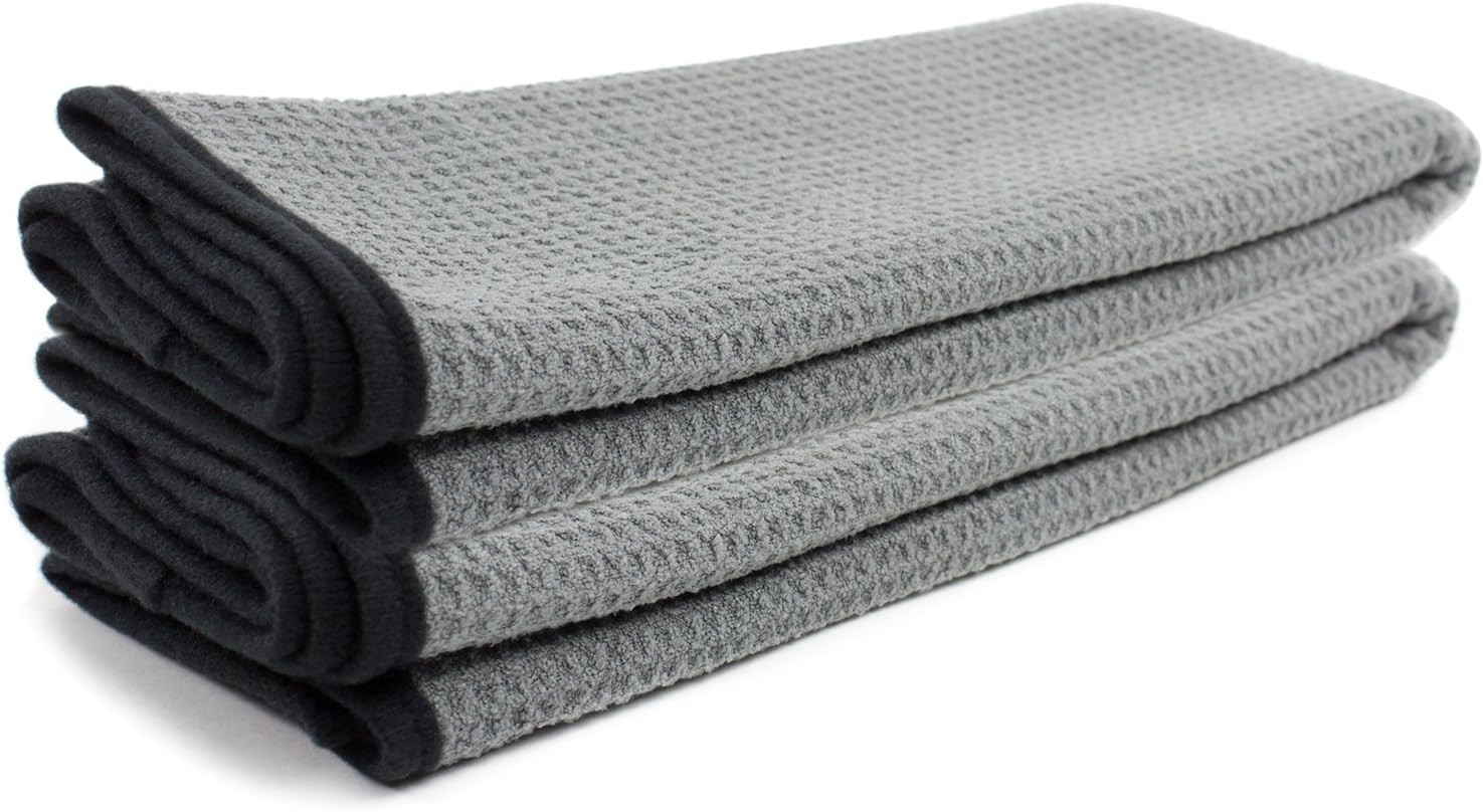 Zwipes Auto 879-2 Professional Microfiber Waffle Drying Towel, 25 in. x 2-Pack