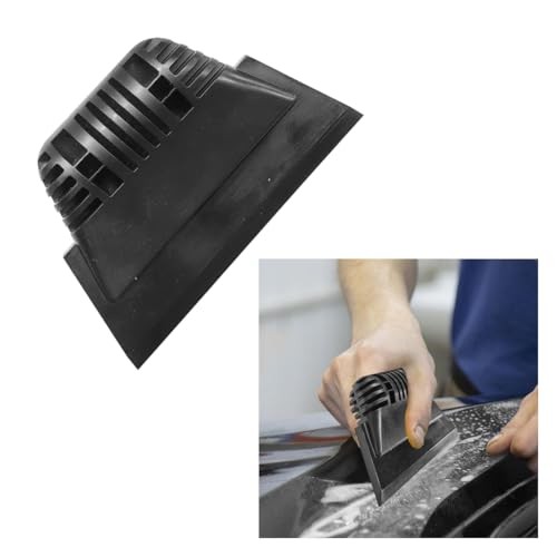Small Squeegee, PPF Window Tint Squeegee, Rubber Non-Slip Handle Tint Black