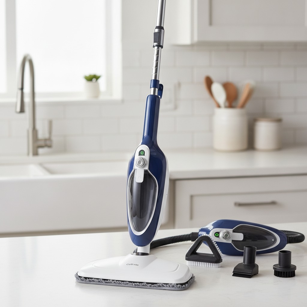 Steam Mop – 10-in-1 Floor Steamer MultiPurpose Steam Cleaner | Detachable Han…