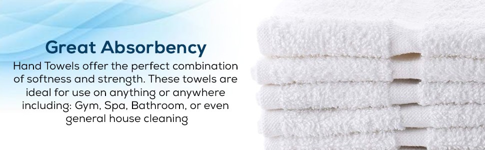 Simpli-Magic 79404 Bath Towels, White, 25×50 Inches Towels for Pool, Spa, and