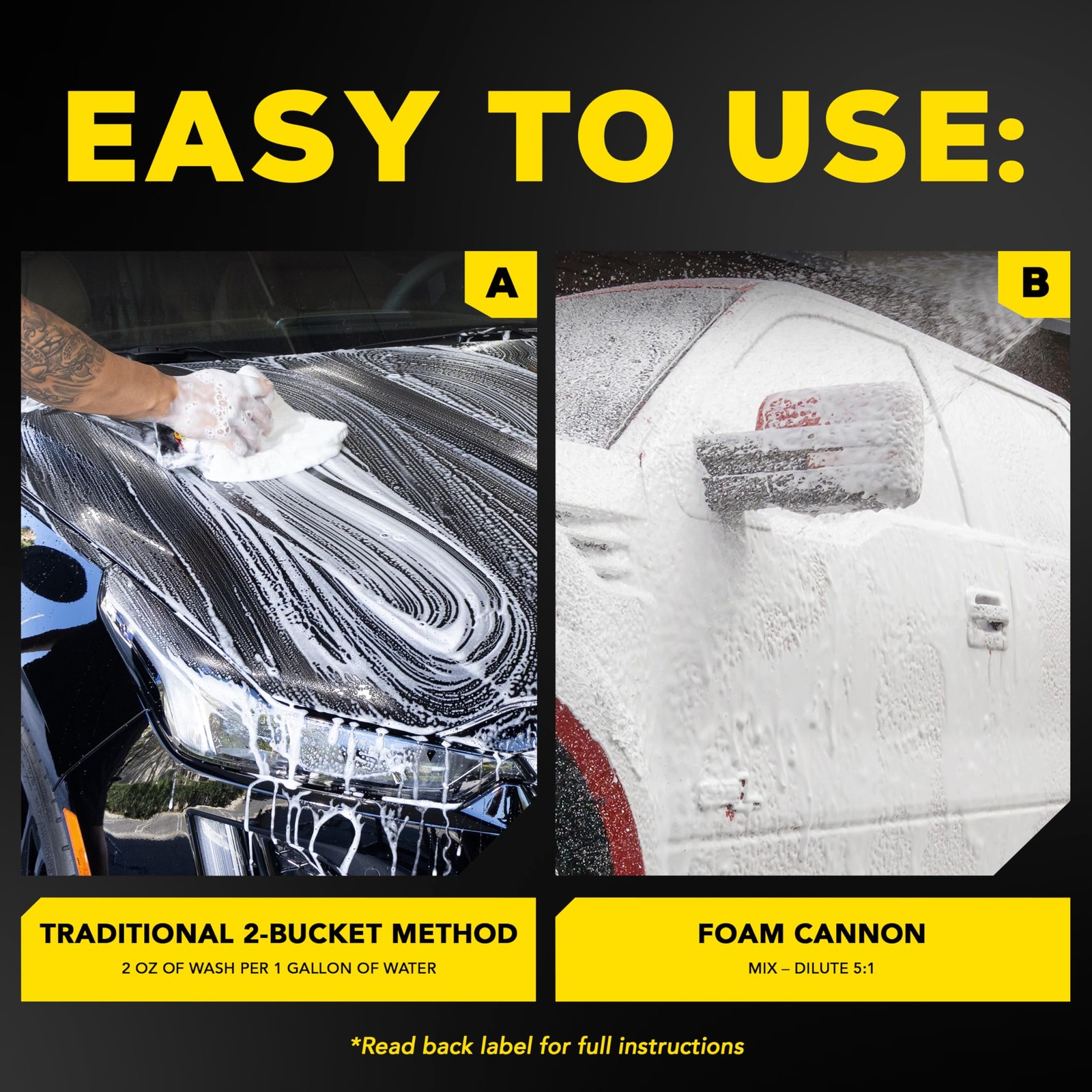Meguiar’s Gold Class Car Wash Shampoo and Conditioner 128 Fl Oz Foaming Soap