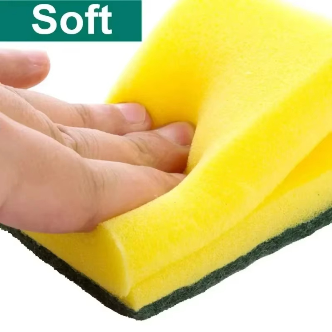 10/50 Pack Kitchen Cleaning Sponges Scourers Washing Up Non-Scratch for Dish Pad