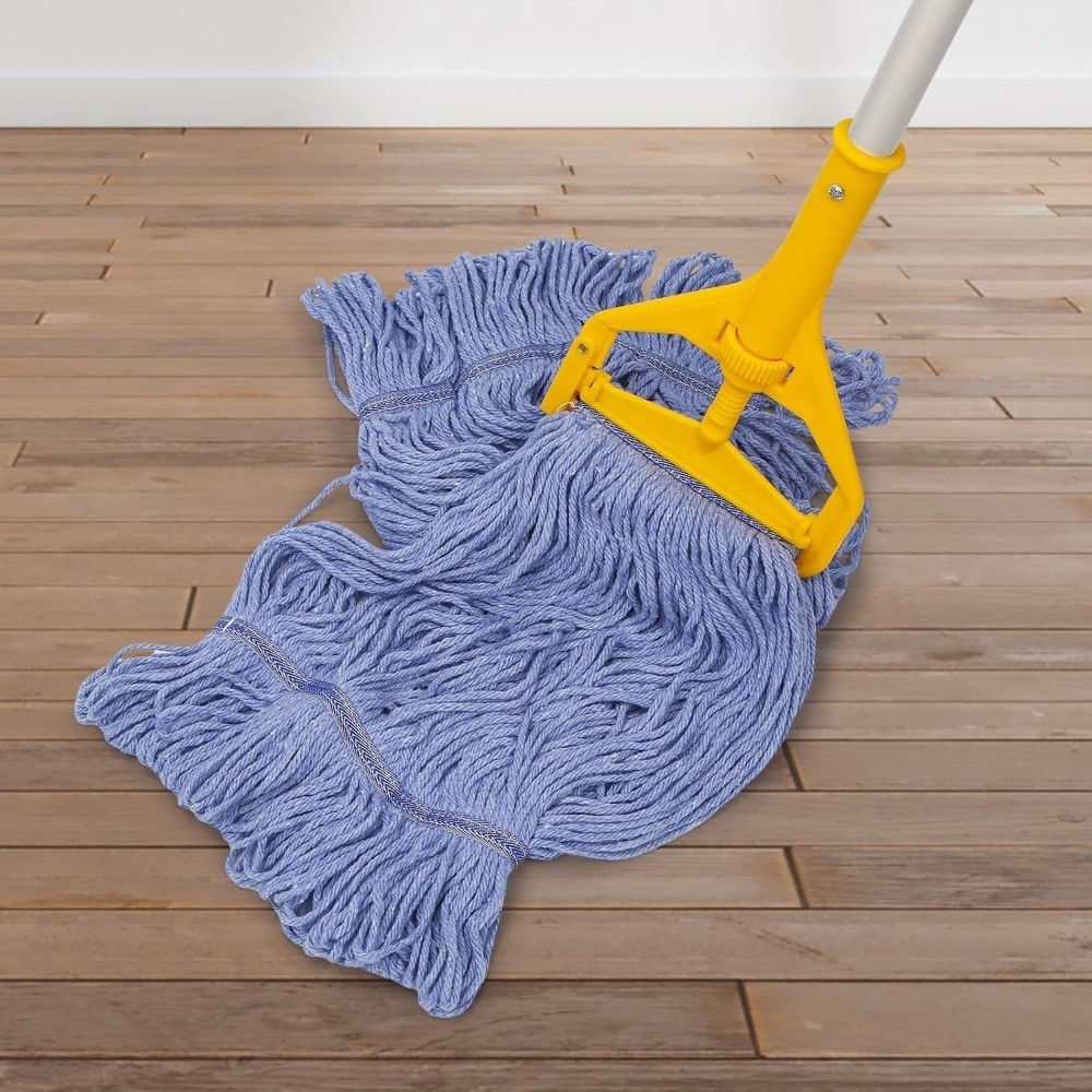 Heavy Duty Commercial Replacement Mop Head Wet Industrial Looped End String