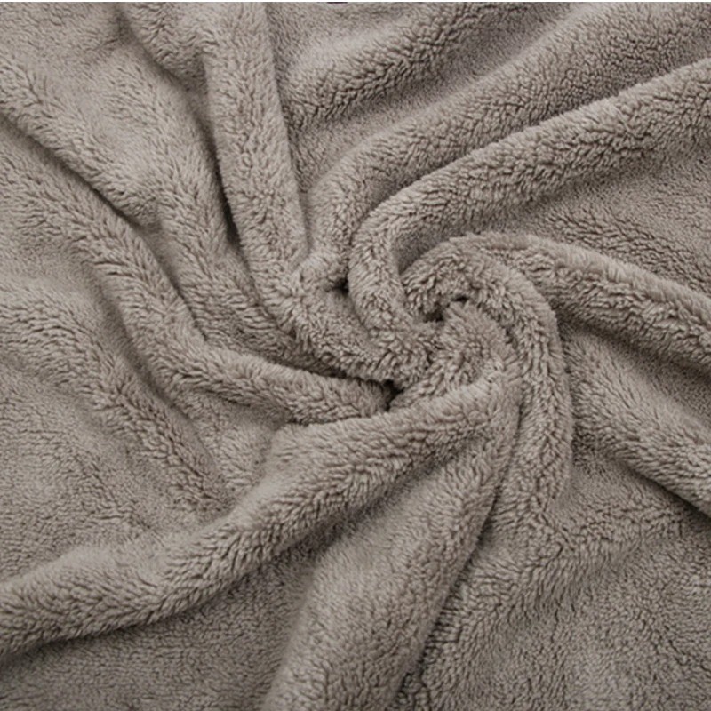 Dark Gray Microfiber Car Wash Drying Towel Dialed Water Drying Towel