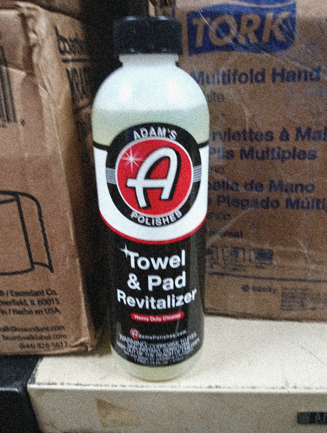 Adam’s Polishes Towel & Pad Revitalizer 32 fl oz Heavy Duty Cleaner. 696