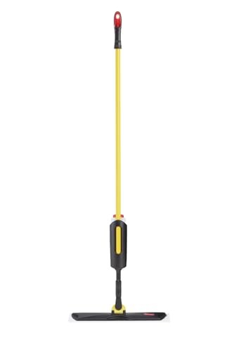 Yellow Microfiber Spray Mop Kit for Hard Surface Cleaning with Disposable Pads