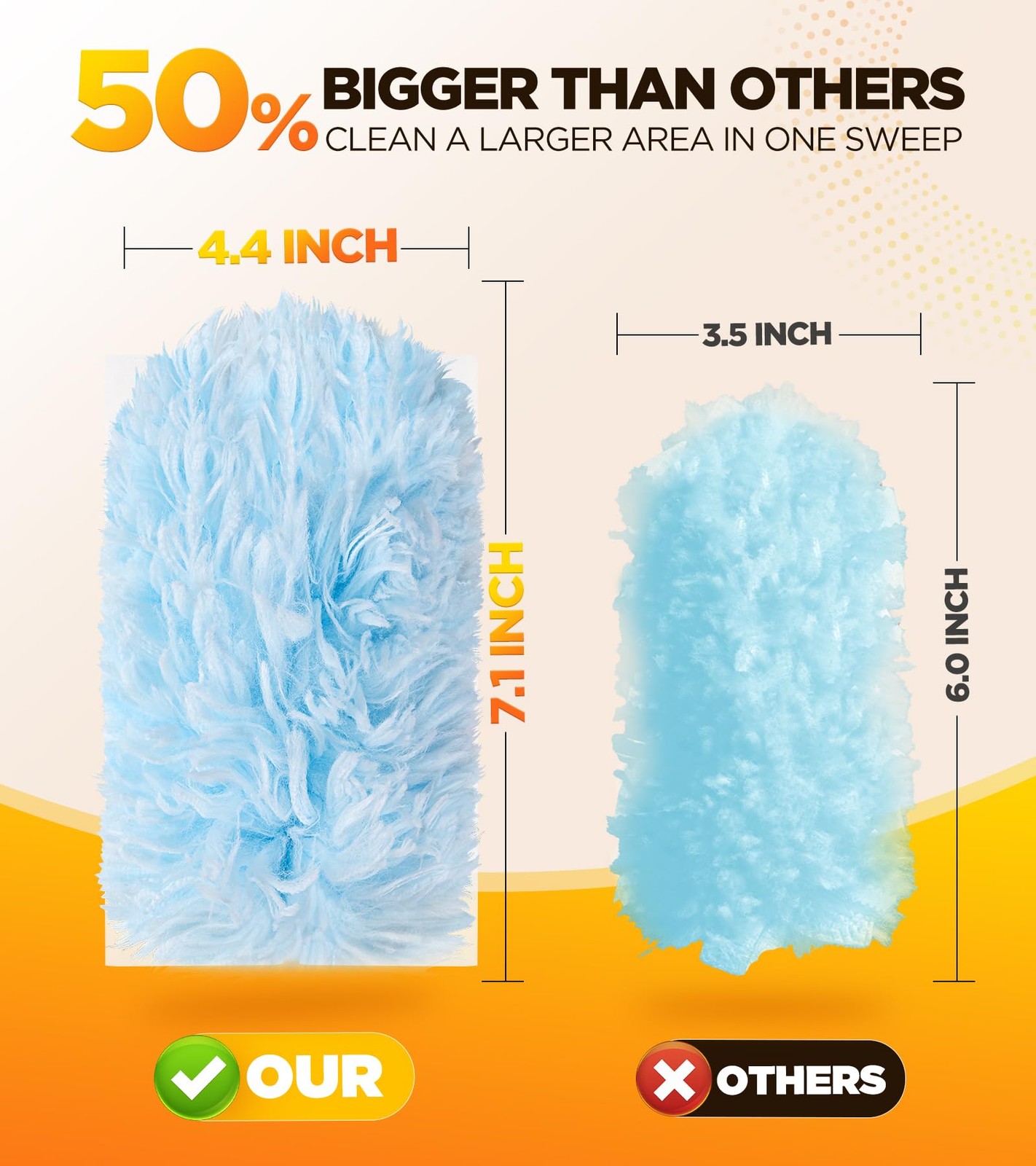 30 Count Duster Refill for Swiffer Duster with 1 Handle, One-Sided Disposable…